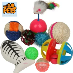 Fashion’s Talk Cat Toys Variety Pack for Kitty – 20 Engaging Toys