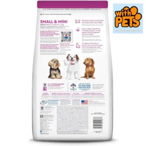 Hill's Science Diet Small & Mini, Adult 1-6, Dry Dog Food, 15.5 lb Bag